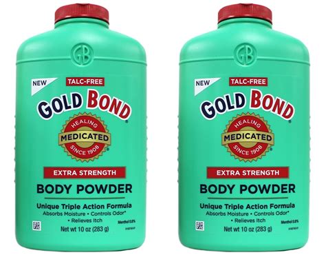 pack gold bond body powder medicated extra strength  oz  talc  walmartcom