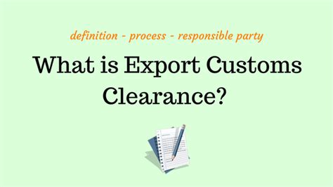 export customs clearance advancedontradecom export import customs