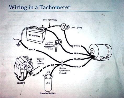 aftermarket tach wiring diagram