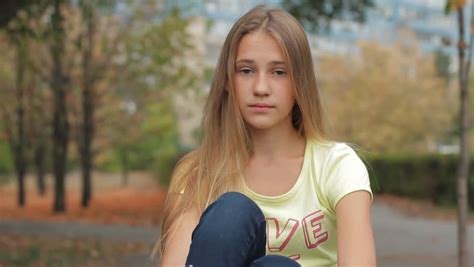 portrait of beautiful sad teenage stock footage video 100 royalty free 17179174 shutterstock