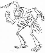 Coloring Pages Disney Bug Life Bugs Pill Getdrawings sketch template