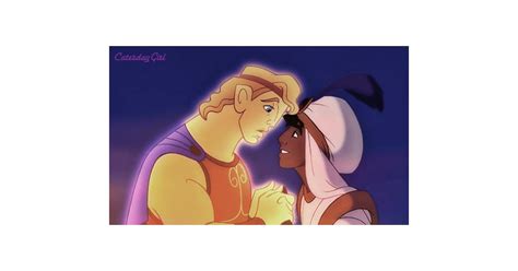 aladdin and hercules see what it d look like if prince philip and prince eric were in love
