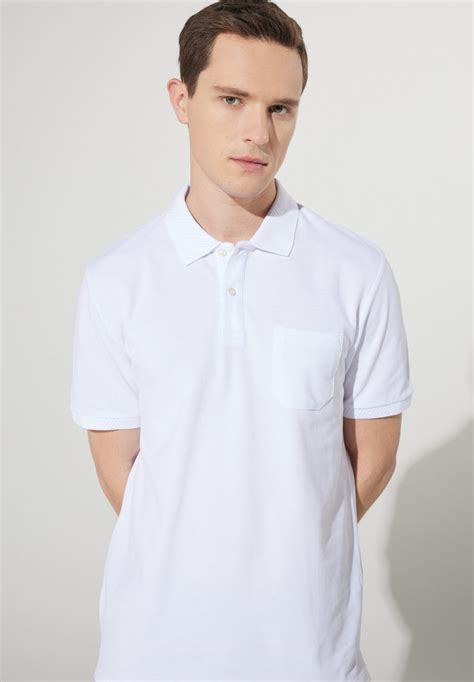 acco altinyildiz classics comfort fit basic comfort polo shirt white zalandode
