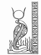 Cobra Disegni Egitto Sarcophagus Dibujos Egypte Egipto Egito Colorare Egipcios Egiziani Antigo Sfinge Coloriages Agypten Buscar Egyptien Bambini Geografia Wadjet sketch template