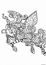 Licorne Cheval Caballo Airs Paard Volador Adulte Cavallo Paarden Pferd Malvorlage Colorare Fliegendes Volante Schoolplaten Vliegend Zo Colorier Imprimé Fois sketch template