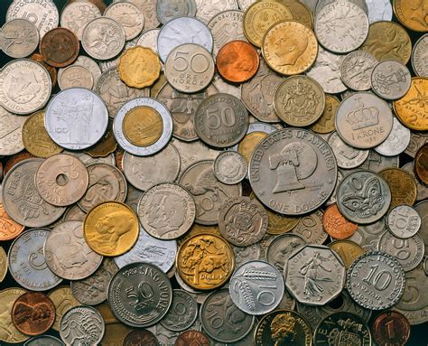 coins   world stock image  science photo library