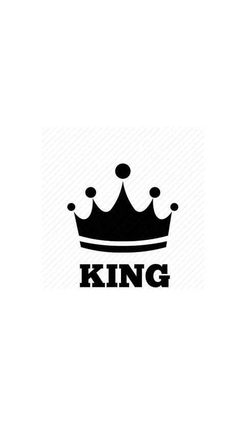 king black logo white hd phone wallpaper peakpx