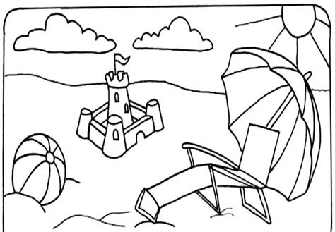coloring pages beach coloring pages collection