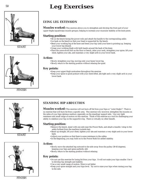 Leg Exercises Bowflex Xtl User Manual Page 52 80