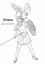 Greek Coloring Pages Athena Goddess Drawing Mythology Gods God Drawings Roman Colorare Da Unit Simple Google Ancient Study Disegni Snake sketch template