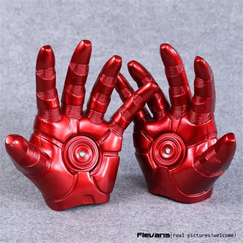 iron man gloves  led light pvc action figures collectible model toy