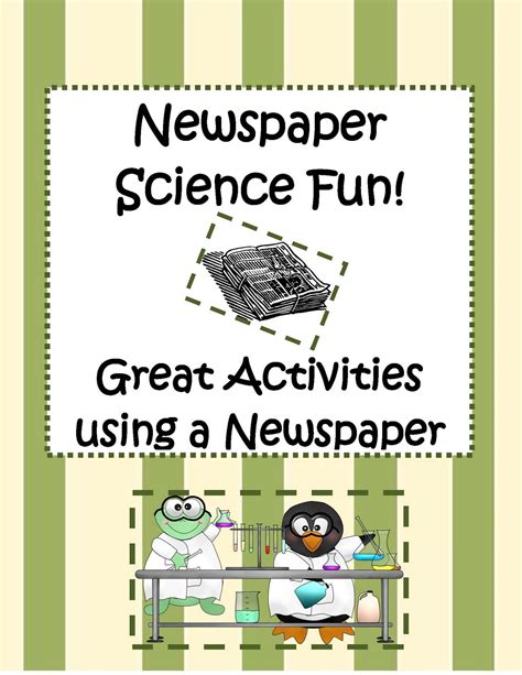 engaging lessons  activities science newspaper activities