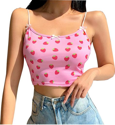 pink crop tops y2k for women women s summer fashion sleeveless