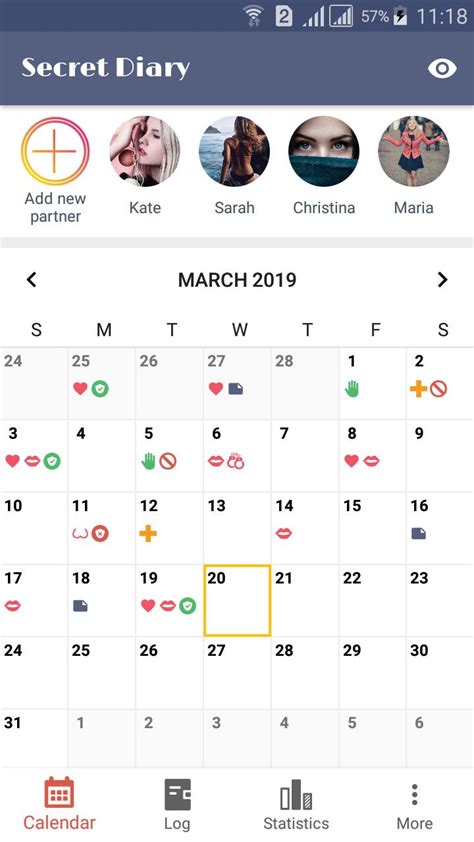 Android Için Sex Life Sex Tracker Diary Of Sex Sex Calendar Apk