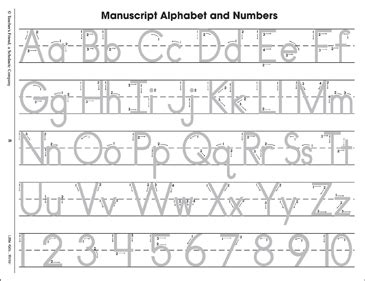 manuscript alphabet printable tutoreorg master  documents
