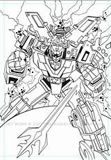 Voltron Coloring Pages Defender Printable Univers Library Clipart Print Popular Coloringhome sketch template