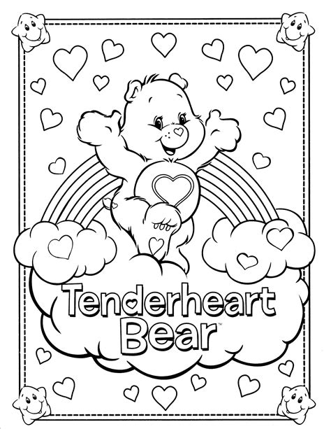 baby care bears coloring pages  getcoloringscom  printable