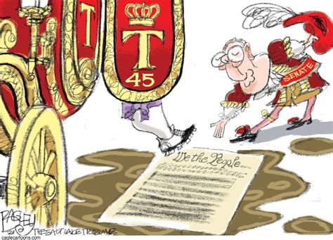 cartoons donald trump acquittal   rule  law