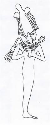 Coloriage Osiris Dieux égyptiens sketch template
