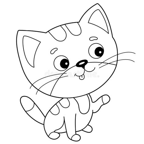 cat outline coloring page cat outline coloring pages cat  art