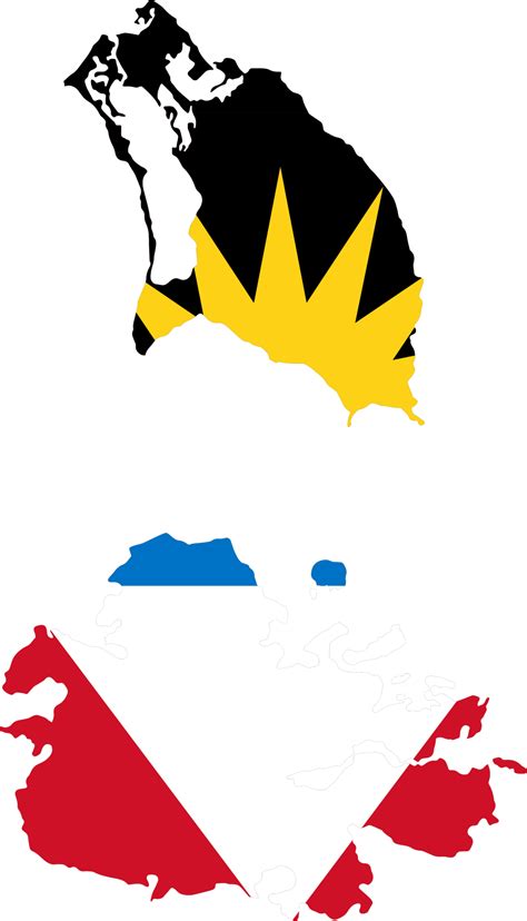 antigua  barbuda flag  map  transparent background  png