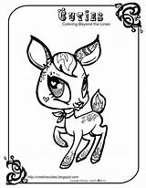 Coloring Pages Cute Cuties Pet Shop Littlest Animal Baby Lps Heather Ddlg Printables Colouring Drawing Giraffe Print Printable Drawings Adult sketch template