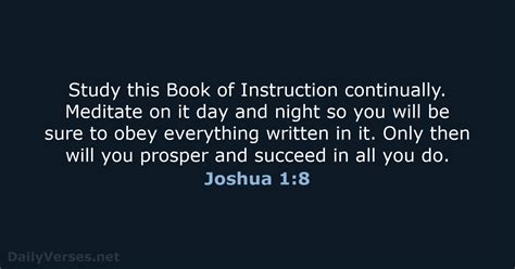 november   bible verse   day nlt joshua