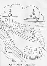 Voyage Coloring Book sketch template