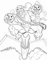 Goblin Spiderman Img11 sketch template