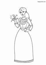 Prinzessin Fables Ausmalbild sketch template