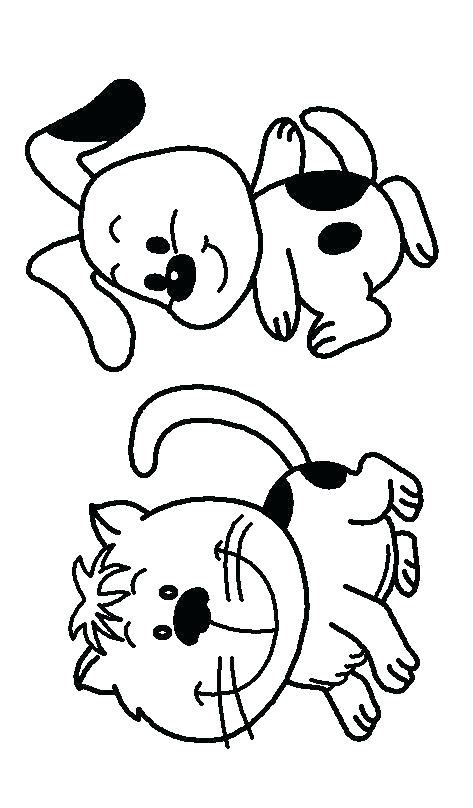 puppy  kitty coloring pages  getcoloringscom  printable