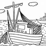 Boat Coloring Pages Tugboat Boats Ship Printable Kids Bass Simple Drawing Color Print Pontoon Cargo Motor Cool2bkids Getdrawings Getcolorings Lake sketch template