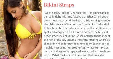Ms Alexandra S Tg Captions Bikini Straps