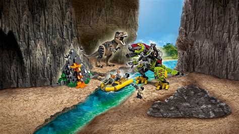 rex  dino mech battle  lego jurassic world sets lego