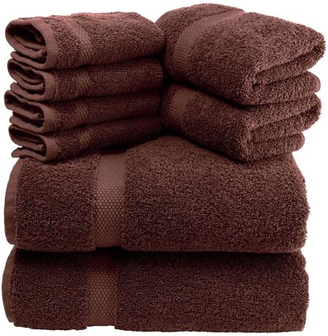 luxury brown bath towel set hotel soft cotton bath hand wash