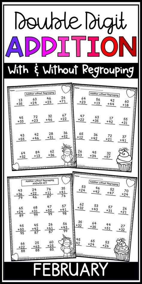 double digit addition    regrouping  digit addition