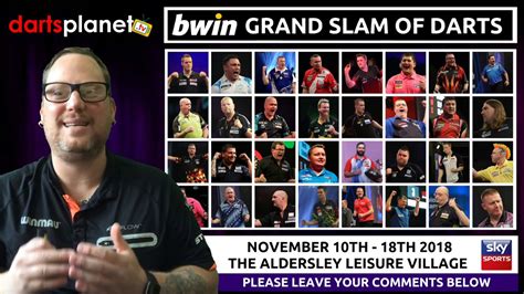 grand slam  darts preview schedule format prize money  youtube