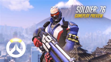soldier 76 gameplay preview overwatch 1080p hd 60 fps youtube