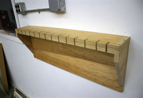 build  simple wooden bar clamp storage rack