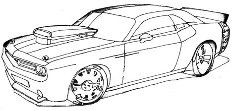 Muscle Car Coloring Pages Online 9 Image