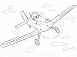 Dusty Crophopper Coloring Planes Pages Disney Printable Drawing Draw Step Kids Para Colorear Dibujos Aviones Imprimir Dibujo Cartoon sketch template