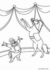 Circus Coloring Pages Horse Kids Printable sketch template