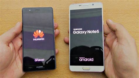Huawei P9 Vs Samsung Galaxy Note 5 Speed Test 4k Youtube