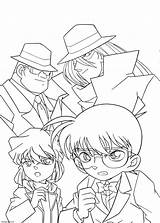Conan Detective Haibara Contre sketch template