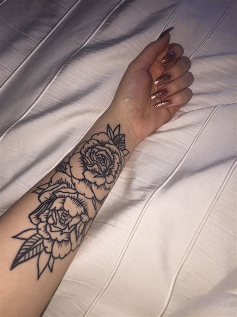 forearm flower tattoos simple  tattoo ideas