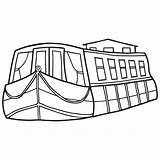 Canal Boat Coloring Pages Erie Boats Drawing Colouring Sketch Steamboat Barge Bass Projects Color Try Cruise Ship Printable Print Getcolorings sketch template