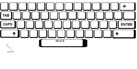 printable blank keyboard template