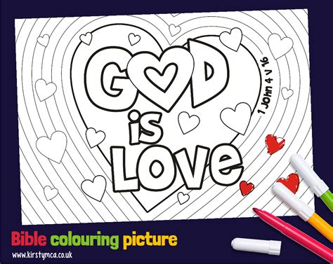 coloring pages  gods love   gambrco
