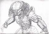Predator Alien Vs Coloring Pages Quoteko sketch template