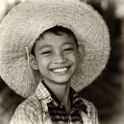 Myanmar Burma Smiling Girl Dietmar Temps Photography